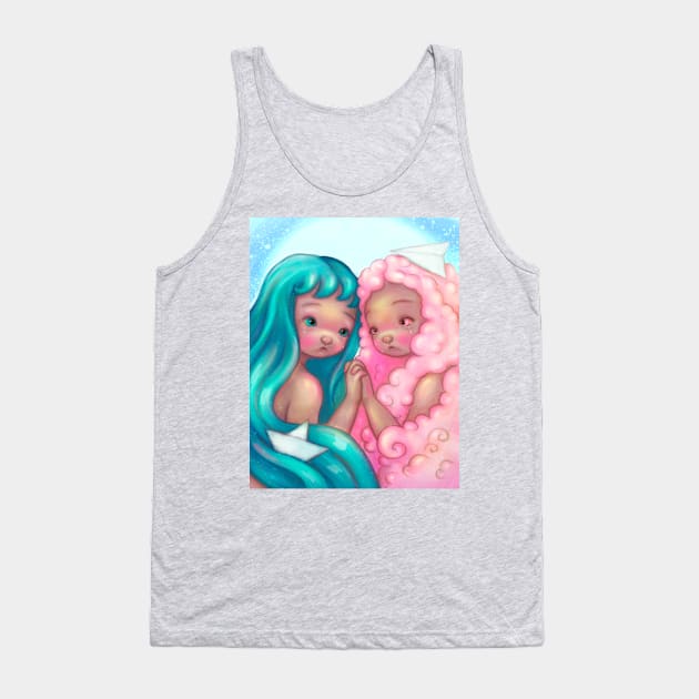 Sealia and Cloudy Tank Top by selvagemqt